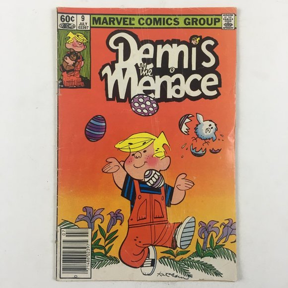 Dennis the Menace #9 Marvel 1982 First Print Vintage Bronze Age Comic Book - Picture 1 of 3